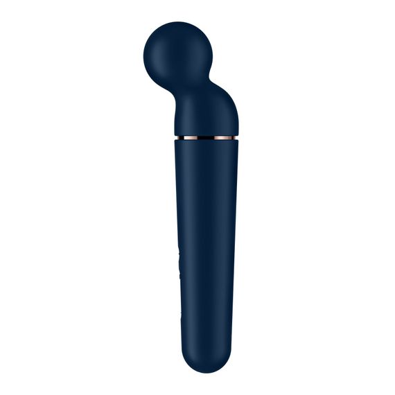 Вібромасажер Satisfyer Planet Wand-er Blue/Rosegold, дуже потужний, бездротовий | Зображення 1