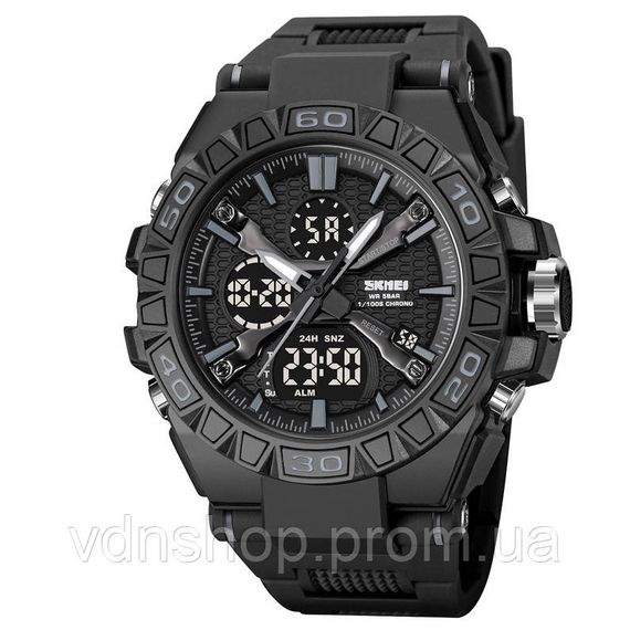Удобные часы для занятий спортом SKMEI 2220BK, Рыбацкие часы Фирменные спортивные SM-15