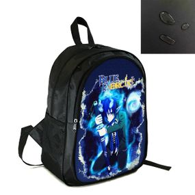 Рюкзак городской/школьный 38×28 см с принтом Аниме Синий Экзорцист два отдела, детский, подростковый, мужской, женский (4098)