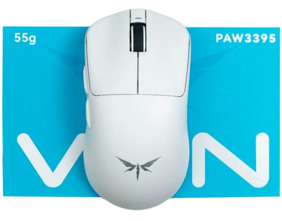 Миша бездротова VGN Dragonfly F1 Moba PAW3395 Біла | Зображення 2