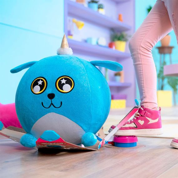 Игровой набор Синий песик Biggies BIG001-UD надувная игрушка, насос 45 см | Зображення 5