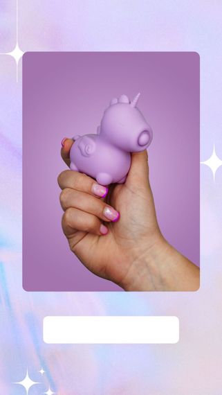 Вібратор-єдиноріжка Unihorn - Karma Lilac, з пульсацією | Зображення 6