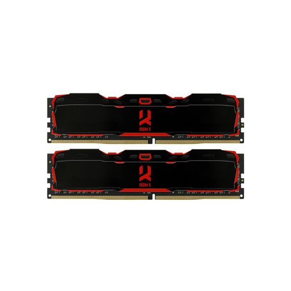 Модуль пам&#039;яті для комп&#039;ютера DDR4 32GB (2x16GB) 3200 MHz IRDM Black Goodram (IR-X3200D464L16A/32GDC)
