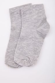 Дитячі однотонні шкарпетки, сірого кольору, 167R603