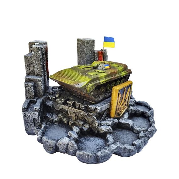 Український "БМП-1" декоративна підставка для алкоголю, тематичний Міні Бар | Зображення 3
