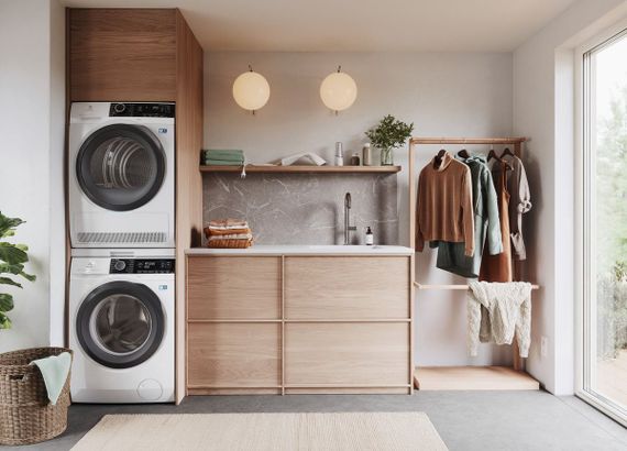 Комплект монтажний Electrolux для з'єднання пральної машини з сушильною машиною, висувна полиця, білий (E1WYHSK1) | Зображення 4