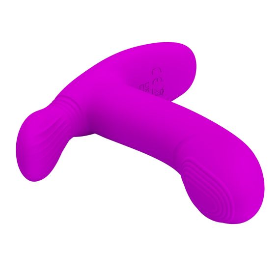 Вібратор PRETTY LOVE - Geri Purple, 12 vibration functions 3 licking settings Wireless remote contro Sex Aura | Зображення 5