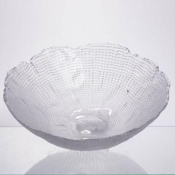 Салатниця велика скляна прозора 2 літри кругла 64486-48