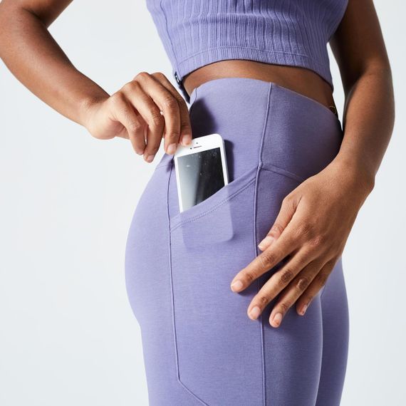 Легінси жіночі 520 неоново-фіолетові - 3XL UA56-58L31 | Зображення 3