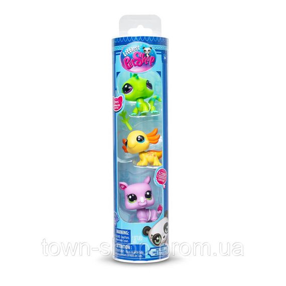 Игровой набор "Настроение дикой природы" Littlest Pet Shop 00557 аксессуары и 3 фигурки