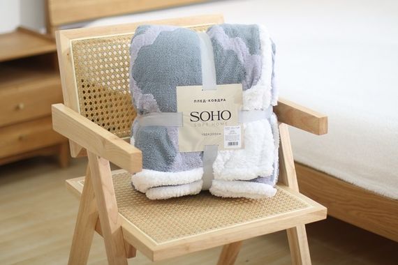 Плед-Ковдра Soho 150х200 см Gental Blue | Зображення 2