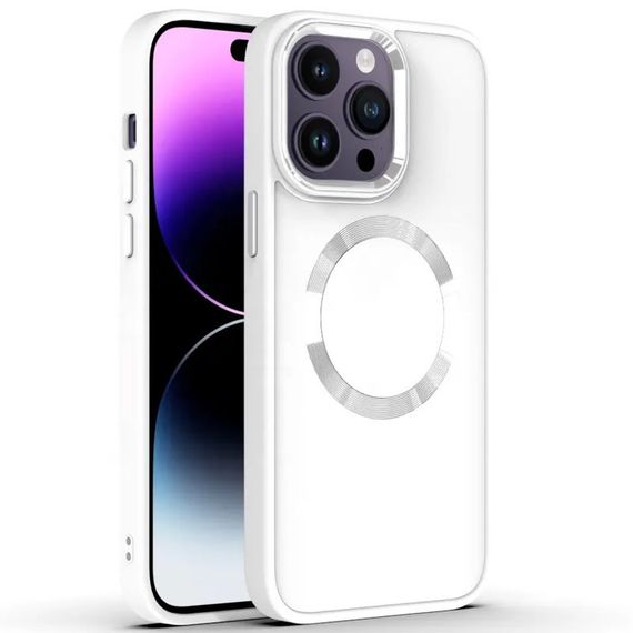 TPU чохол Bonbon Metal Style with MagSafe для Apple iPhone 14 Pro (6.1")