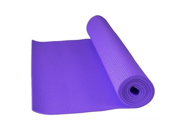 Килимок для йоги та фітнесу Power System PS-4014 PVC Fitness-Yoga Mat Purple (173x61x0.6) | Зображення 4
