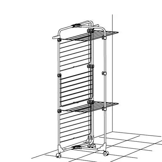 Сушарка для білизни підлогова Gimi Modular 3 Lux (154894) | Зображення 3