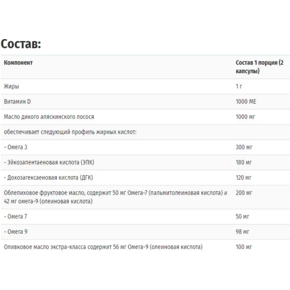 Омега 3 Solaray Super Omega 3-7-9 120 Softgels SOR-61009 | Зображення 1