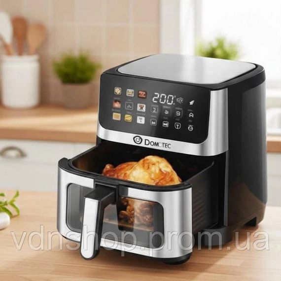 Аерофритюрка Domotec Air Fryer MS-3224 сенсорне управління 12л 4500Вт VB-62 | Зображення 3