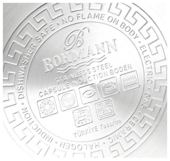Скороварка Bohmann BH-3511, 11 л, нержавеющая сталь, для всех плит | Зображення 7