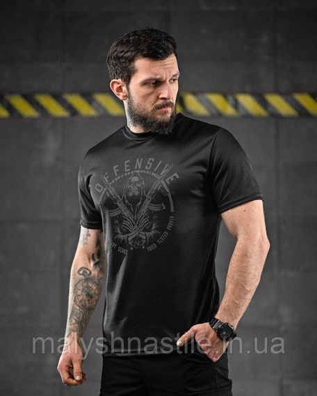 Тактична футболка для відведення поту Oblivion black Defensive ДЛ6588 | Зображення 4