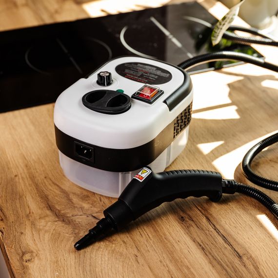 Пароочисник ручний Steam Cleaner 2500 Вт із набором та баком 1.2л HP-SC-002-white | Зображення 2