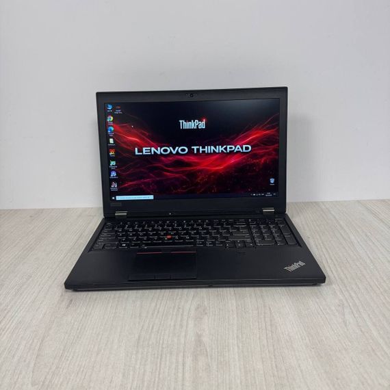 Мобильная рабочая станция Б-класс Lenovo ThinkPad P52 / 15.6" (1920x1080) IPS / Intel Core i7-8850H (6 (12) ядер по 2.6 - 4.3 GHz) / 16 GB DDR4 / 256 GB SSD M.2 / nVidia Quadro P1000, 4 GB GDDR5, 128-bit / WebCam б/у | Зображення 1