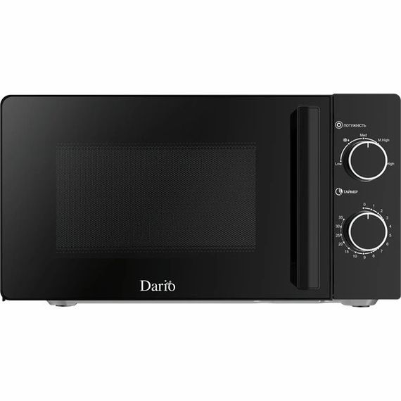 Мікрохвильова піч Dario DMW-7209 700 Вт 20 л чорна | Зображення 1