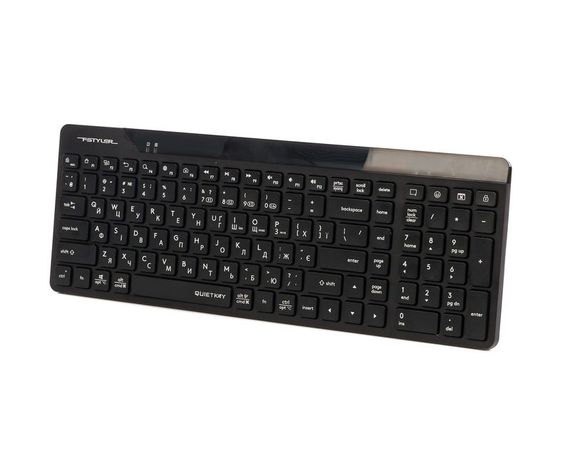 Клавіатура бездротова A4Tech Fstyler FBK23 AS, колір чорний | Зображення 1