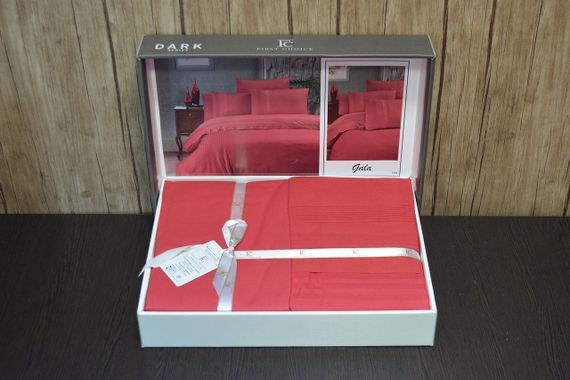 Постільна білизна First Choice Ranforce Deluxe 200 х 220 см Gala Red | Зображення 2