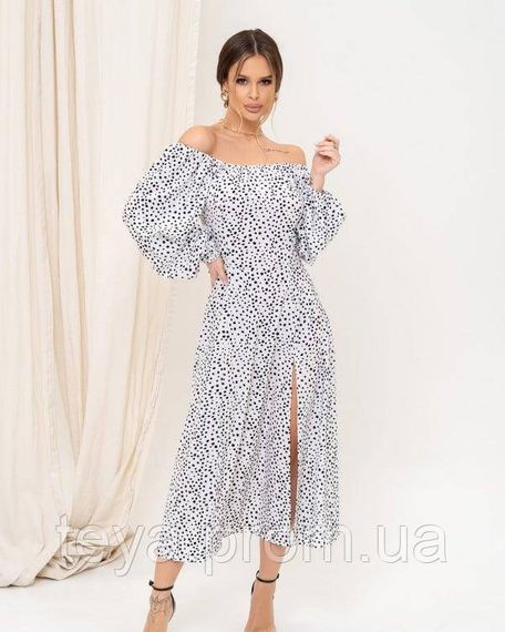 Плаття для жінок колір білий розмір S FI_007659