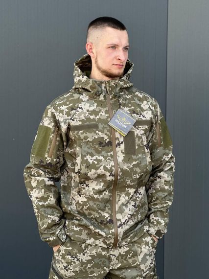 Куртка Софтшел піксель Military | Зображення 3