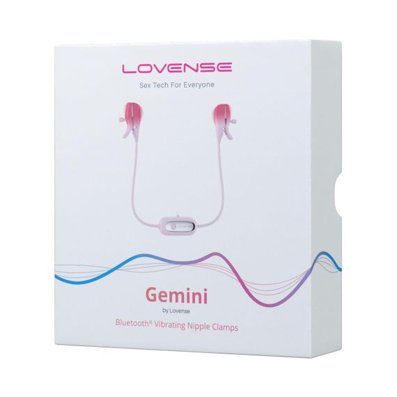 Смарт-вібратор для грудей Lovense Gemini, регулювання стискання соска, можна носити Sex Aura | Зображення 5