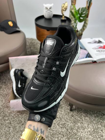 Чоловічі кросівки P-6000 S Reflective Black White весна / літо / осінь A3828 45 28,5-29 см | Зображення 5