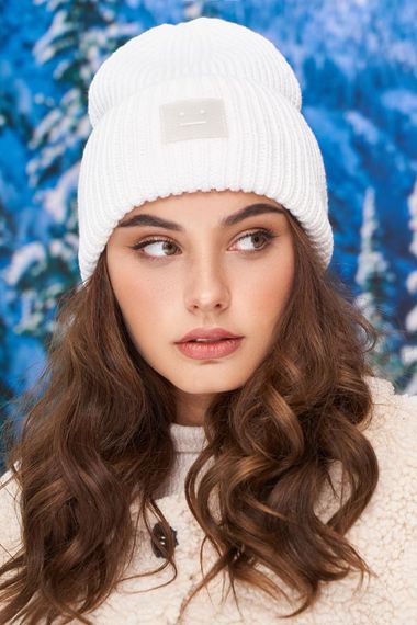 Шапка «Смайл» (5055) белый