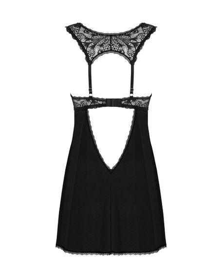 Сорочка бебидолл и стринги Obsessive Donna Dream babydoll Черная M/L | Зображення 5