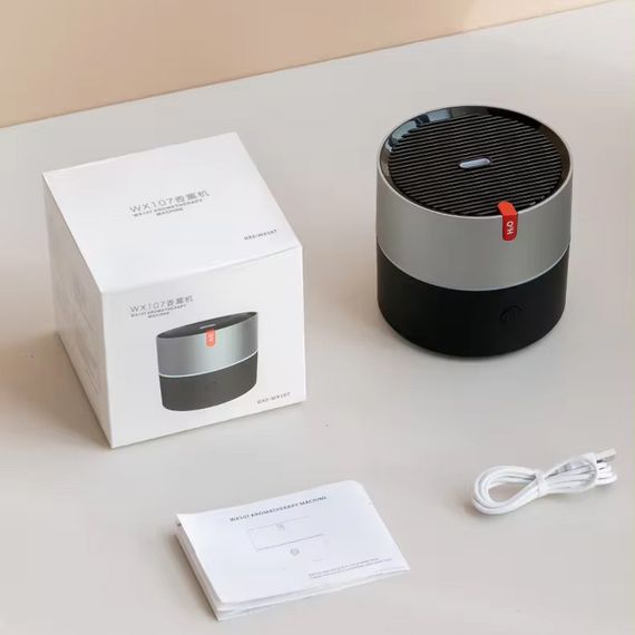 Увлажнитель воздуха с подсветкой WX107 Type-C/5V USB 230ml Black | Зображення 3