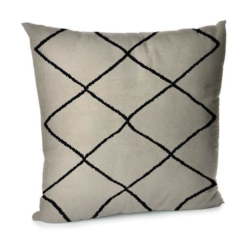 Подушка диванная с бархата Сетка 45x45 см (45BP_ERA011)