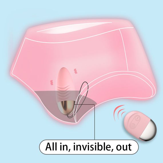 Вагінальне віброяйце з пультом ДК "Gladiator", 10 режимів вібрації, колір рожевий sexstyle | Зображення 1