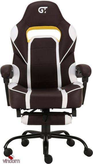 Кресло геймерское GT RACER X-2748 DARK BROWNWHITE Кресло GT RACER X-2748 DARK BROWNWHITE | Зображення 2