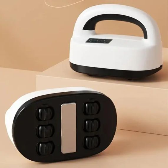 Акумуляторний роликовий масажер з підігрівом LKL-0128 бездротовий вібраційний для всього тіла | Зображення 1