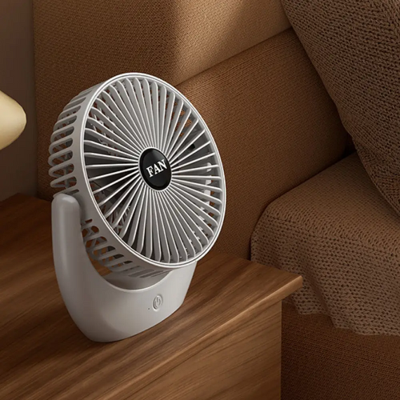 Вентилятор настільний міні ручний Fan AND LY-853, 20×20×10 см, настільний вентилятор з USB-живленням | Зображення 8