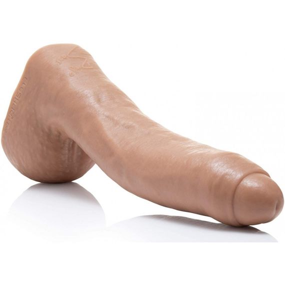 Фалоімітатор з мошонкою та закритою головкою реалістичний Fleshjack Boys-Diego Sans Dildo, тілесний sexstyle | Зображення 3