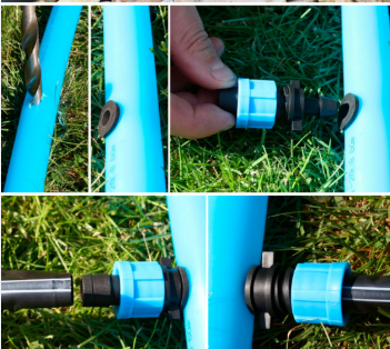 Стартер для капельной ленты с резинкой (50 шт/уп) | Зображення 3