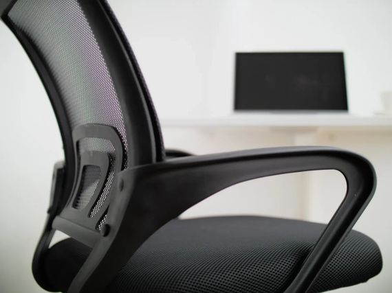 Кресло офисное на колесах Bonro Бонро B-619 Black (40030000) | Зображення 7