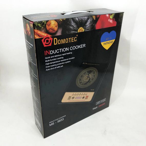 Настільна електро плита Domotec MS-5833 Комфорка електрична | Електроплита SF-848 для дачі