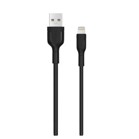 Кабель USB Lightning WALKER C350 чорний