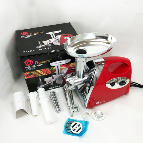 М'ясорубка звичайна Domotec MS-2019 2400 Вт, М'ясорубка для помідорів Легка у використанні ' DL-44 | Зображення 5