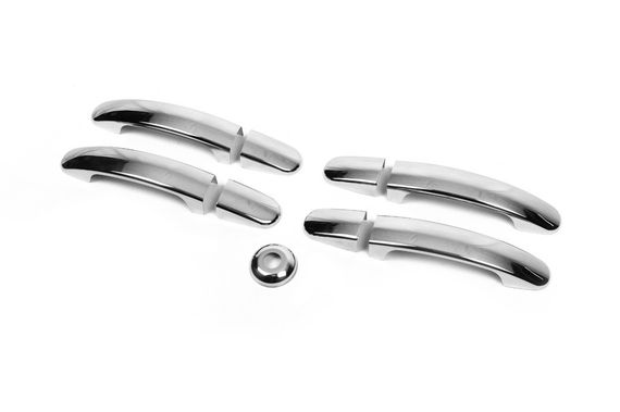 Накладки на ручки OmsaLine (нерж.) 3 двері для Ford Custom 2013↗ рр.