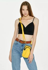 Сумка жіноча Sambag Modena жовта 19 х 11 х 3 см (96093028)