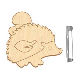 Заготовка броши для раскрашивания "Ежик" FDZB-094