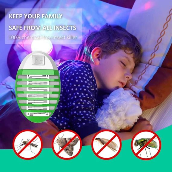 Ловушка для насекомых Mosquitoes FlyKiller UVLight Green (4 шт) | Зображення 2