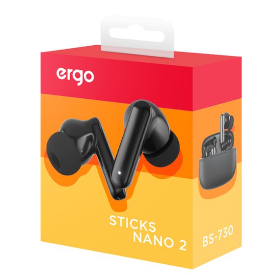Гарнітура ERGO BS-730 Sticks Nano 2 Black | Зображення 7